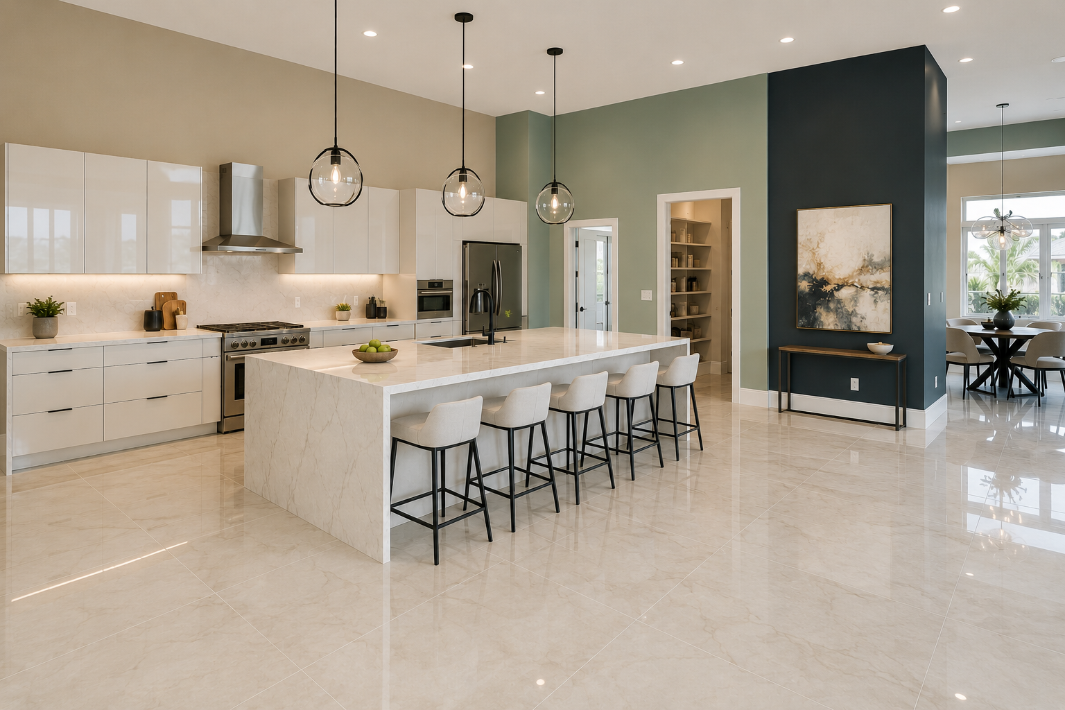 Kitchen painting estimate example