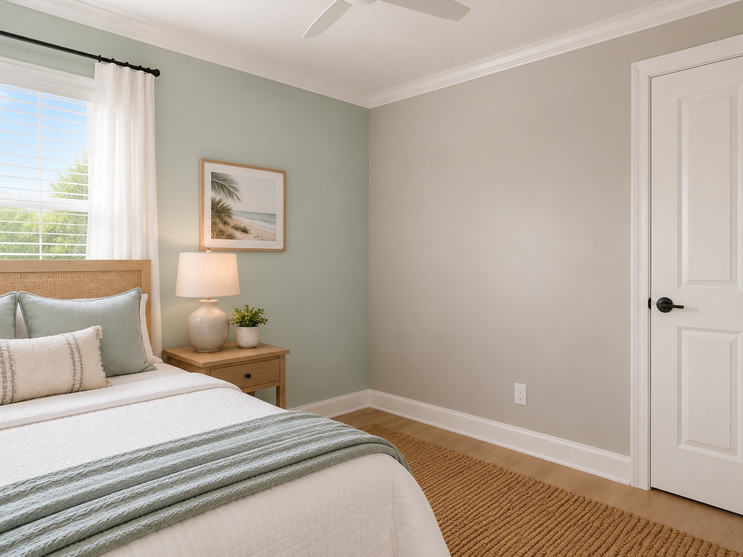 Small bedroom painting estimate example