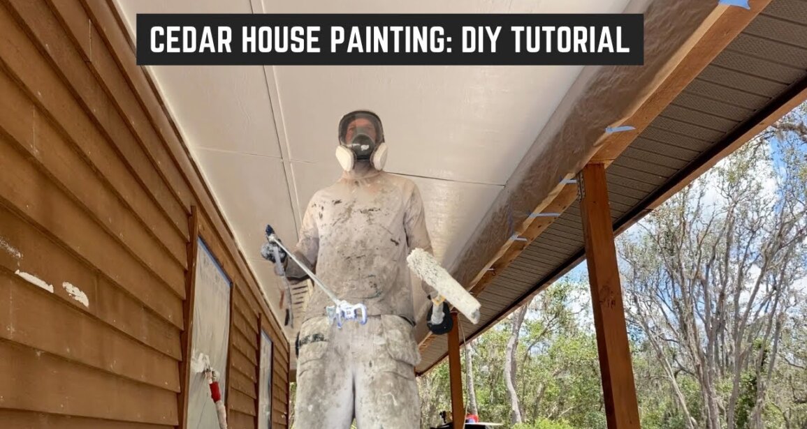 Preview of Saetre Paint’s cedar house painting video in Sarasota